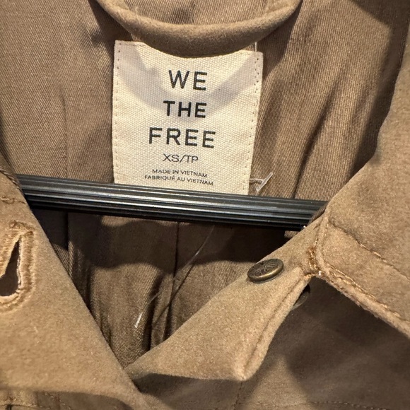 Free People Night Ranch faux suede jacket in antique bronze Xsmall - Picture 11 of 13